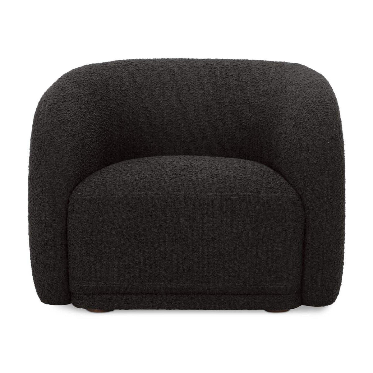Faye Accent Chair Black Boucle by Moe's Home Collection