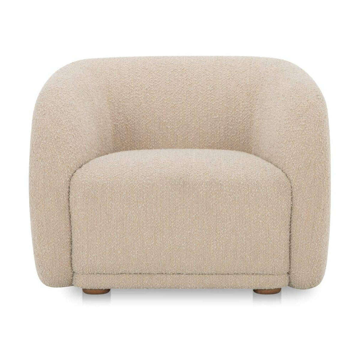 Faye Accent Chair Beige Boucle by Moe's Home Collection