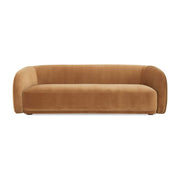 Faye Sofa Tan Faux Mohair by Moe's Home Collection