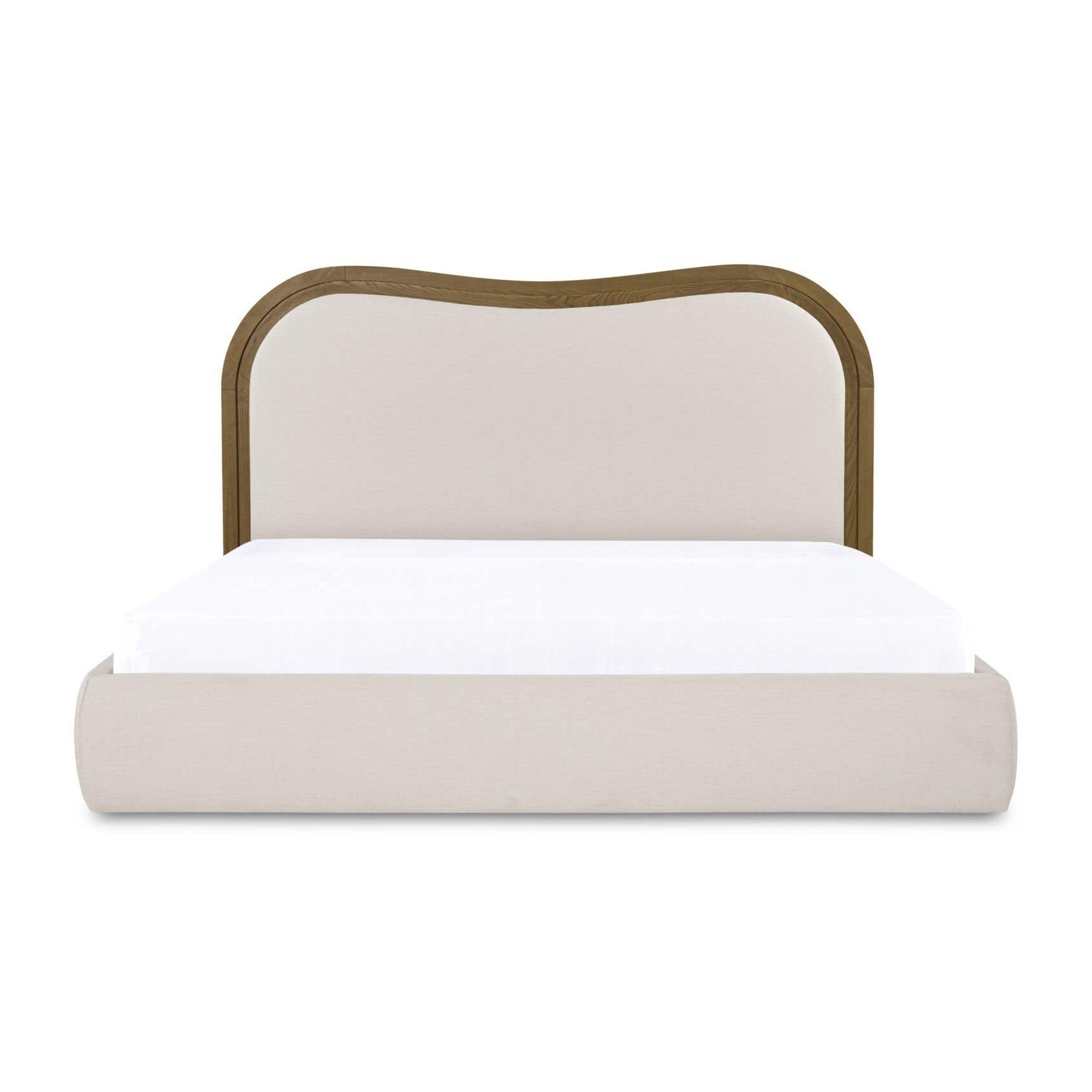 Camilla King Bed Oat by Moe's Home Collection