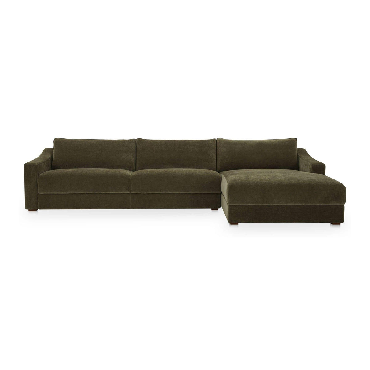 Farrow Sectional Cedar Green Right by Moe's Home Collection
