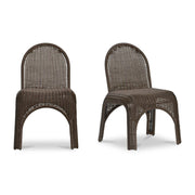 Kendall Outdoor Dining Chair Brown-Set of Two by Moe's Home Collection