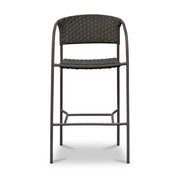 Zola Outdoor Bar Stool Dark Brown by Moe's Home Collection