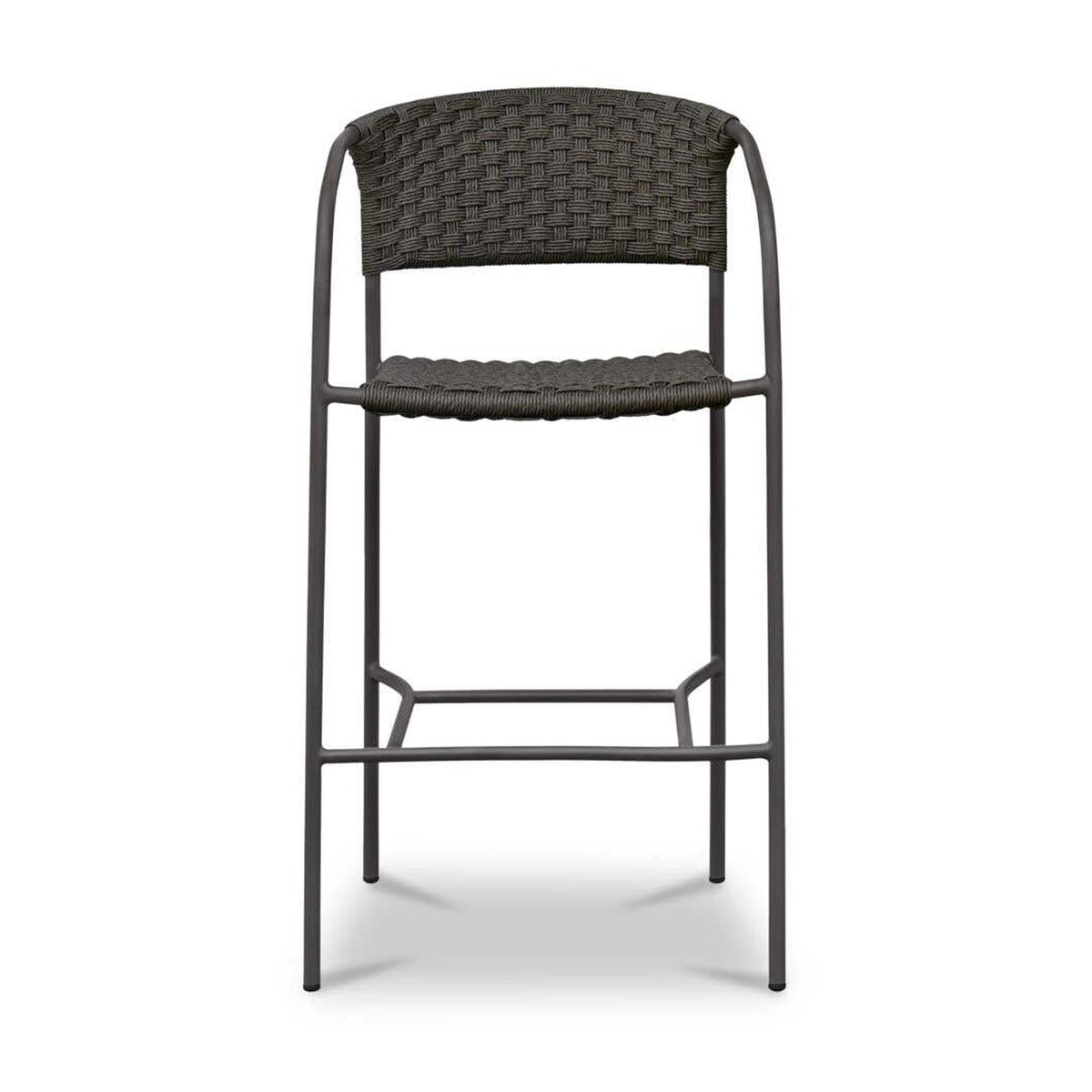 Zola Outdoor Bar Stool Dark Brown by Moe's Home Collection