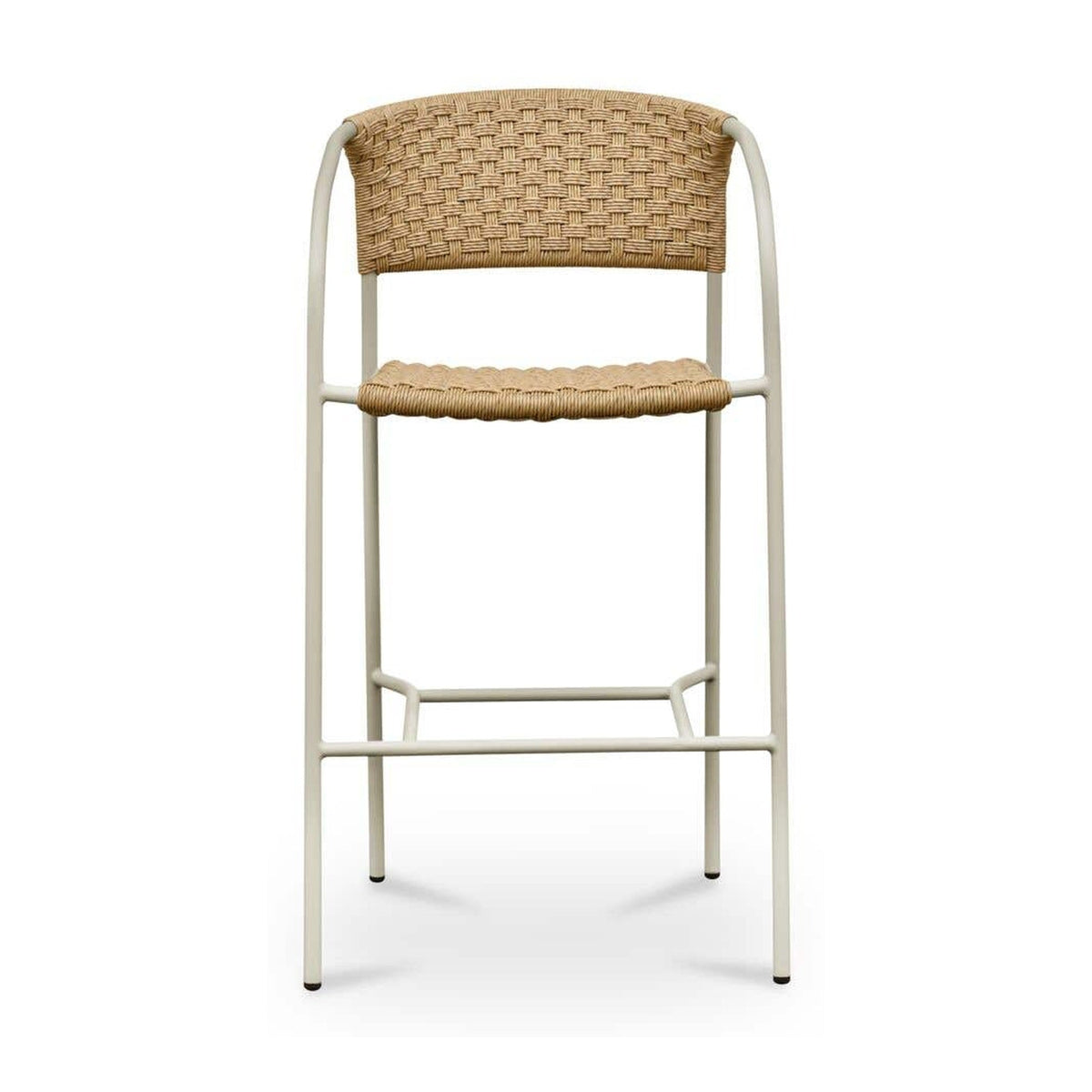 Zola Outdoor Bar Stool Natural by Moe's Home Collection