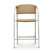 Zola Outdoor Counter Chair Natural by Moe's Home Collection