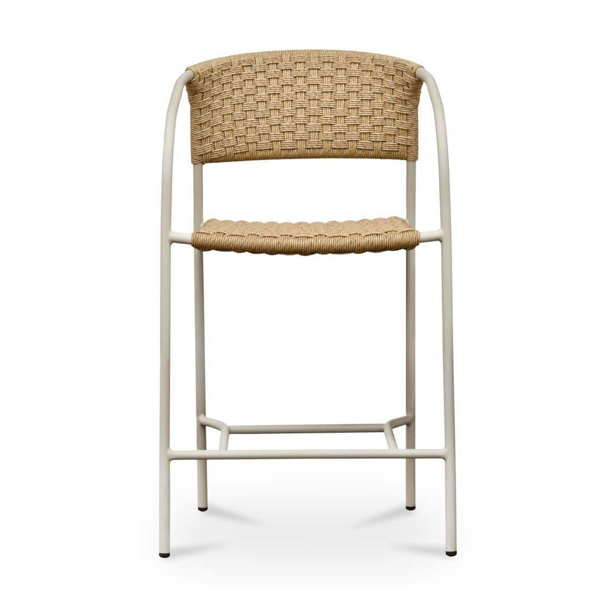Zola Outdoor Counter Chair Natural by Moe's Home Collection