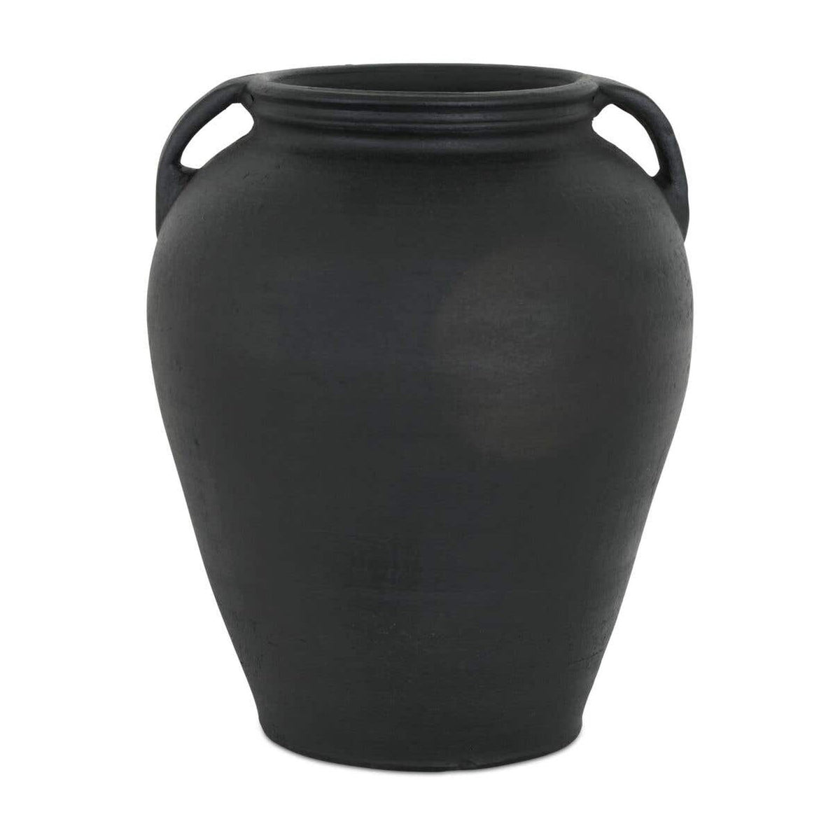 Jovi Vase Black Terracotta by Moe's Home Collection
