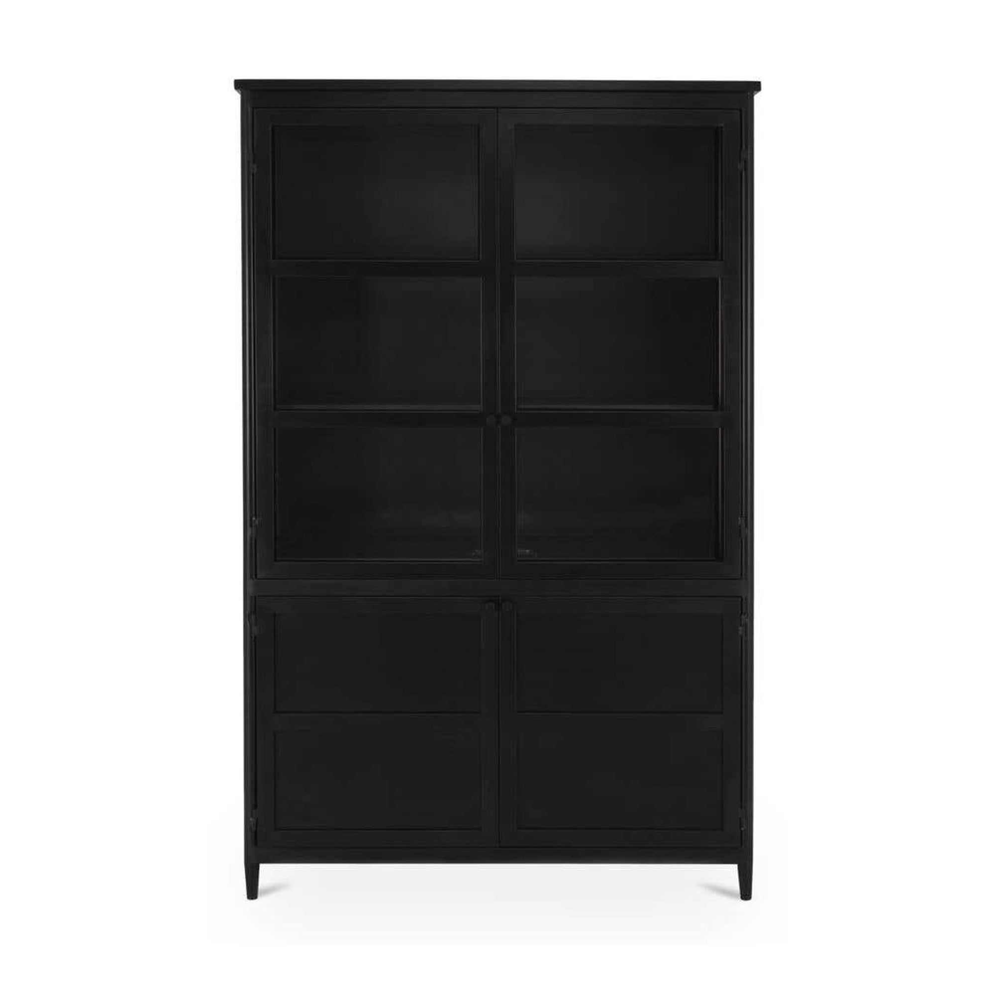 Henry Metal Tall Cabinet Black by Moe's Home Collection