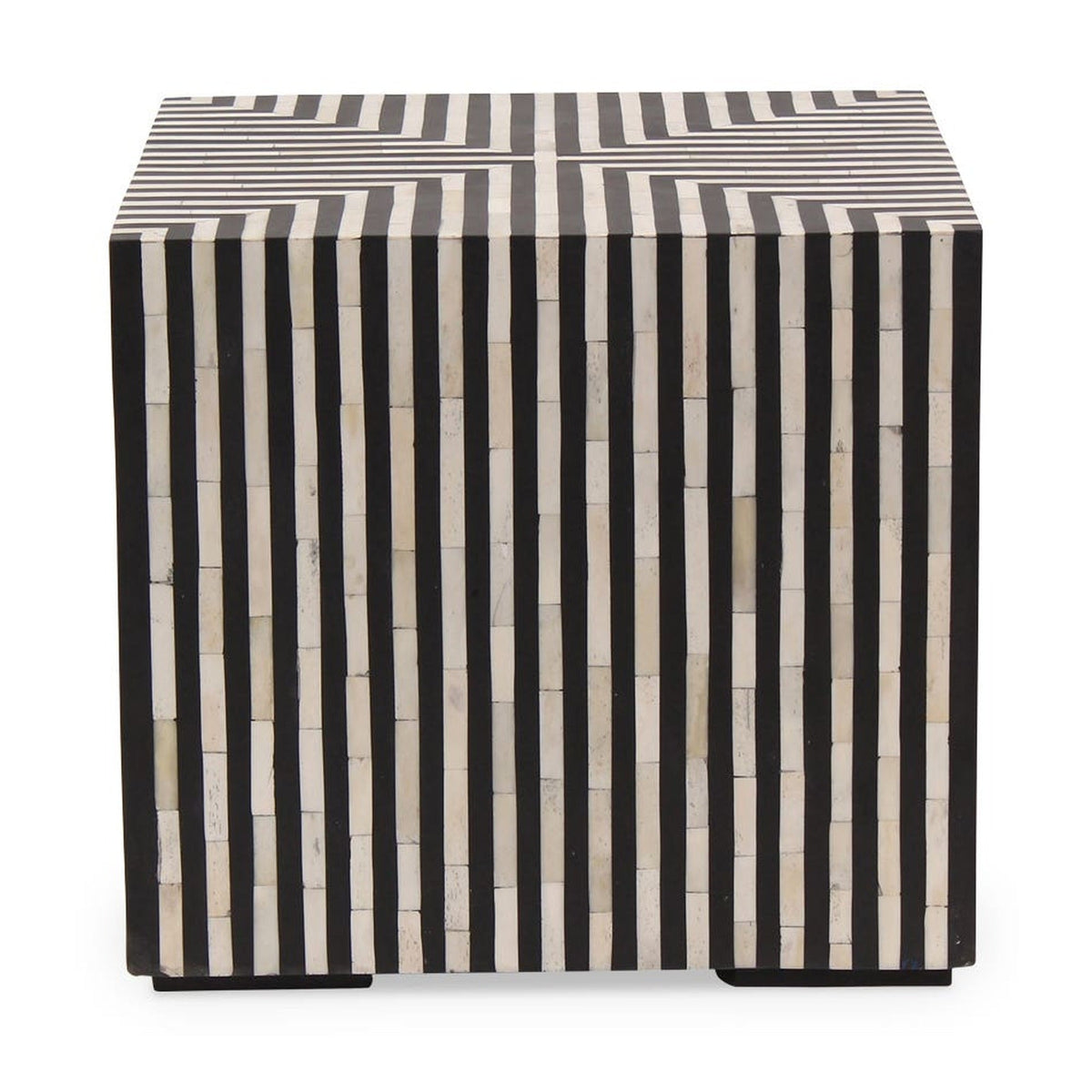Terning Side Table Black and White by Moe's Home Collection