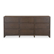 Jenson 9 Drawer Dresser Brown by Moe's Home Collection