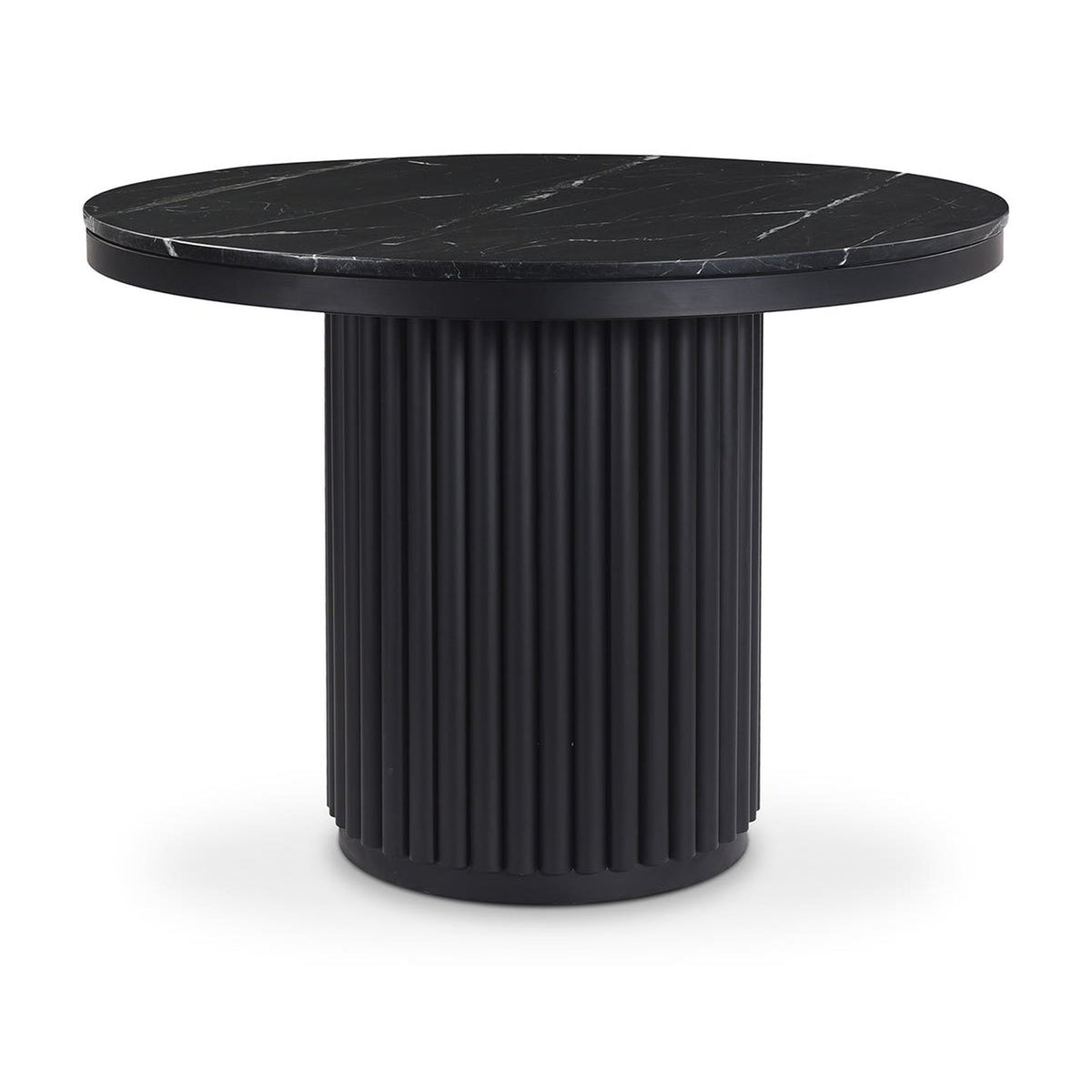 Tower Dining Table Black Marble by Moe's Home Collection