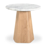 Evelyn Accent Table Ashen Grey Matrix Marble by Moe's Home Collection