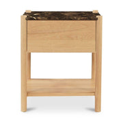Elio Nightstand Dark Emperador Marble by Moe's Home Collection