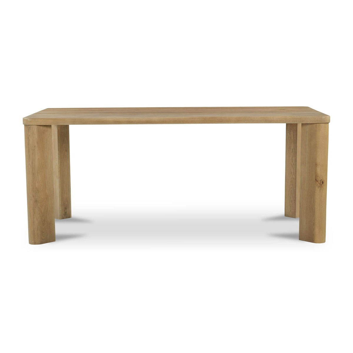 Segment Dining Table Wood Small Heritage Brown by Moe's Home Collection