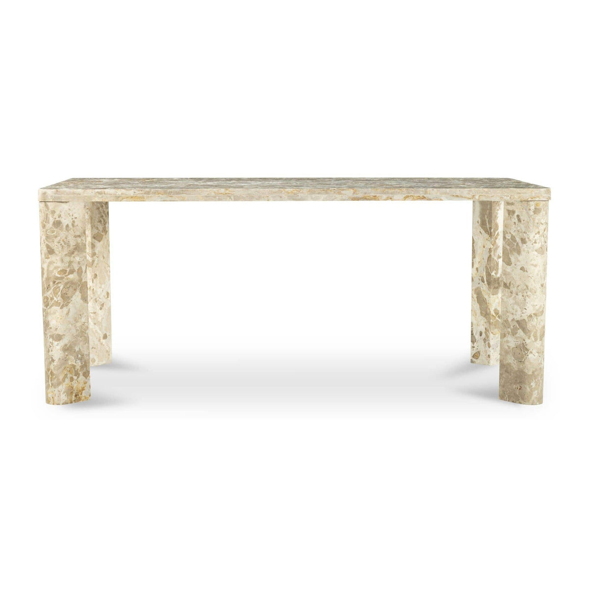 Segment Dining Table Panther Stone Beige by Moe's Home Collection