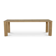 Segment Dining Table Wood Large Heritage Brown by Moe's Home Collection