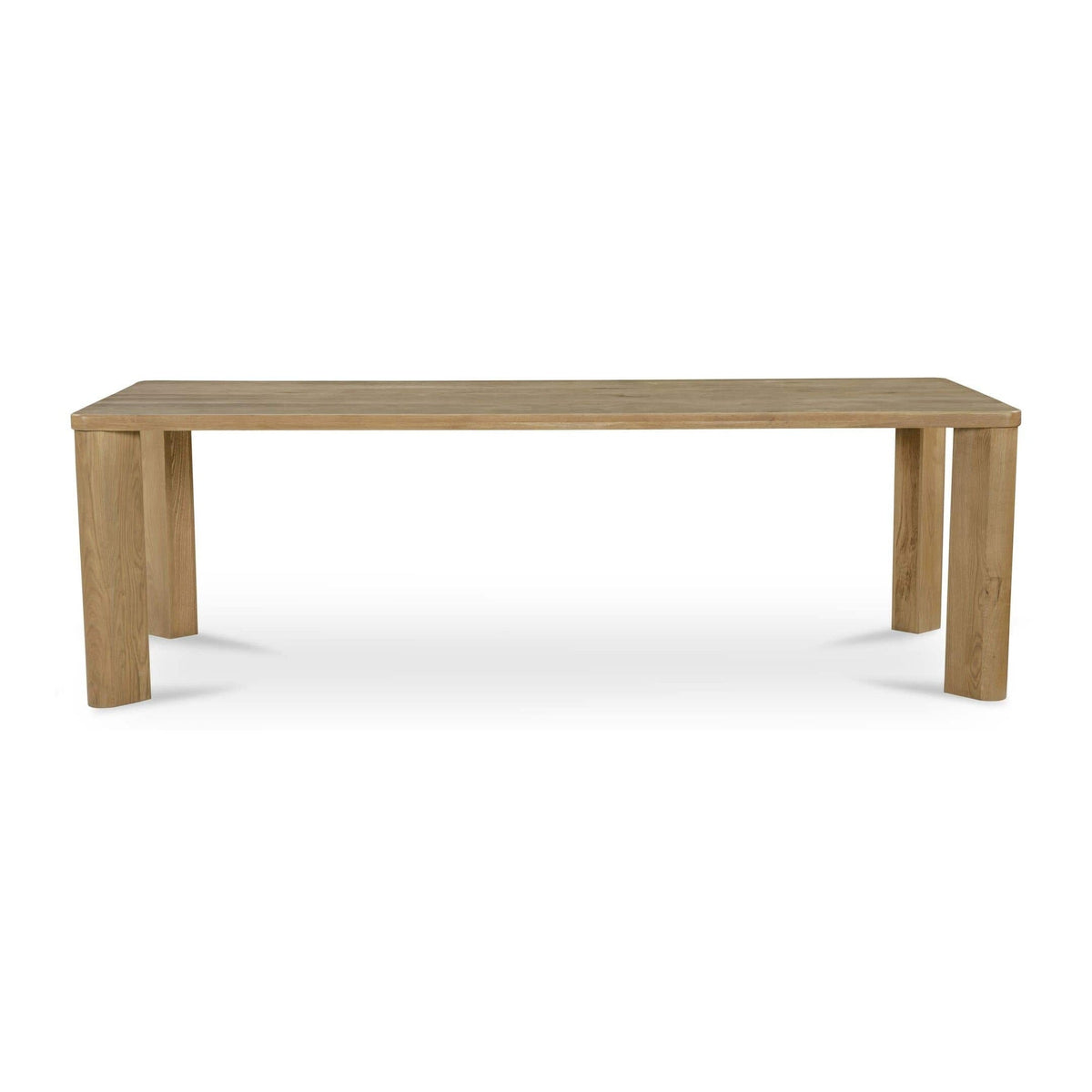 Segment Dining Table Wood Large Heritage Brown by Moe's Home Collection
