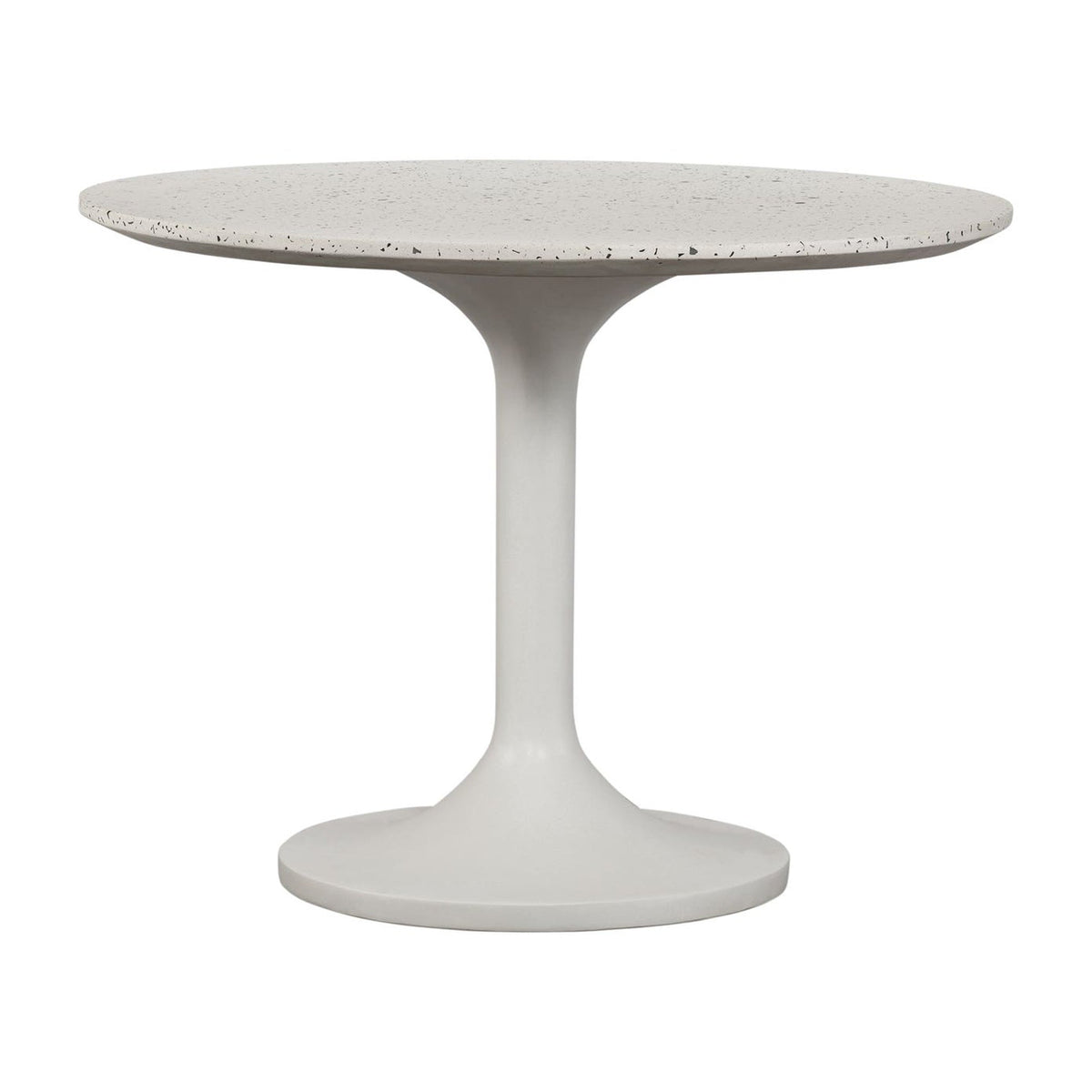 Tuli Outdoor Cafe Table White Terrazzo by Moe's Home Collection