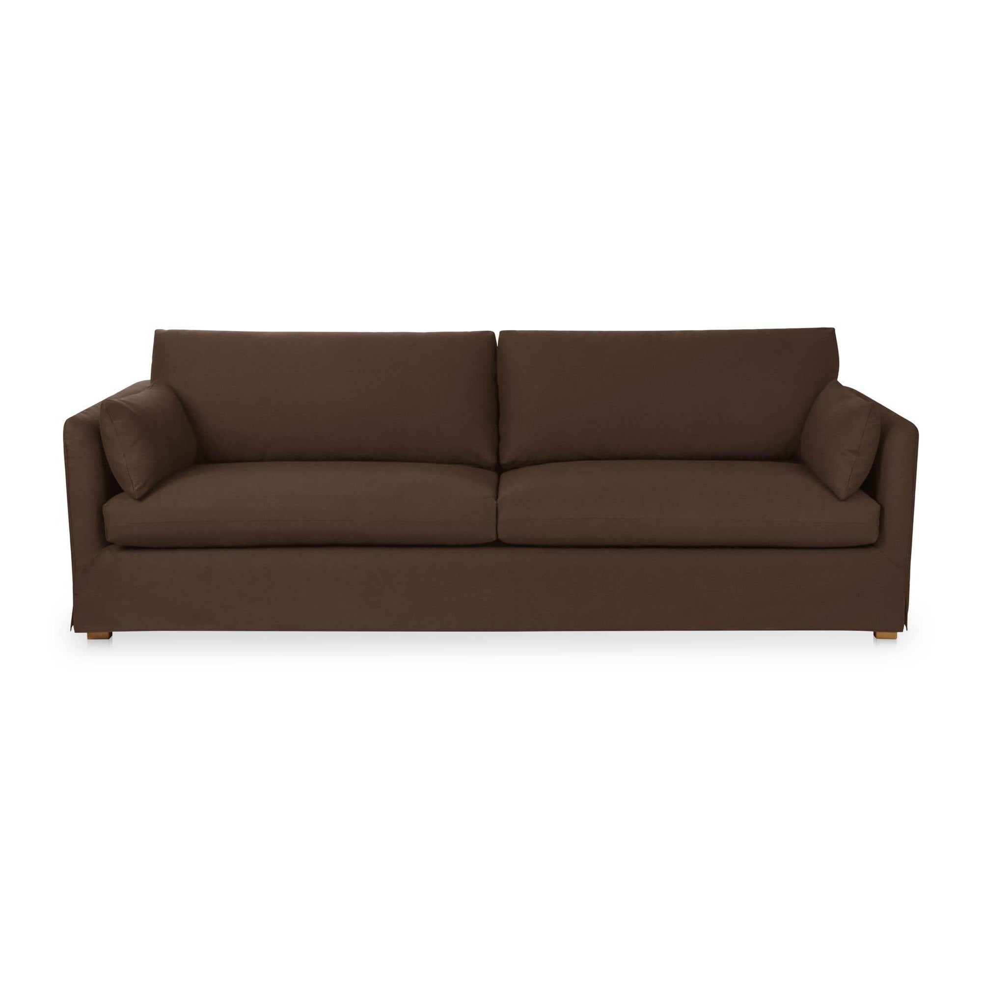 Shea Sofa Dark Brown by Moe's Home Collection