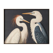 Two Cranes Framed Painting by Moe's Home Collection