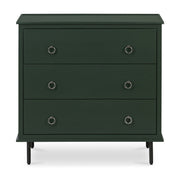 Reagan 3 Drawer Nightstand Deep Green by Moe's Home Collection