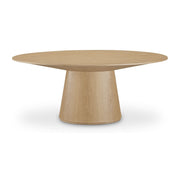 Otago Oval Dining Table Natural Oak by Moe's Home Collection