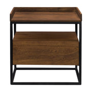 Vancouver Side Table Light Brown by Moe's Home Collection
