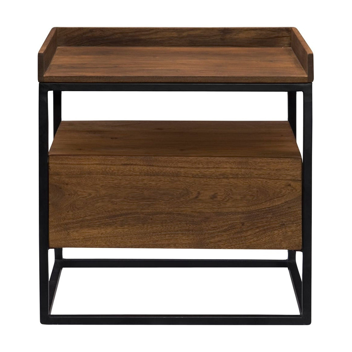 Vancouver Side Table Light Brown by Moe's Home Collection
