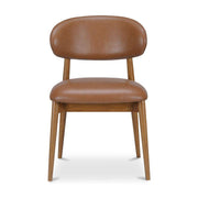 Ellie Dining Chair Brown Leather by Moe's Home Collection