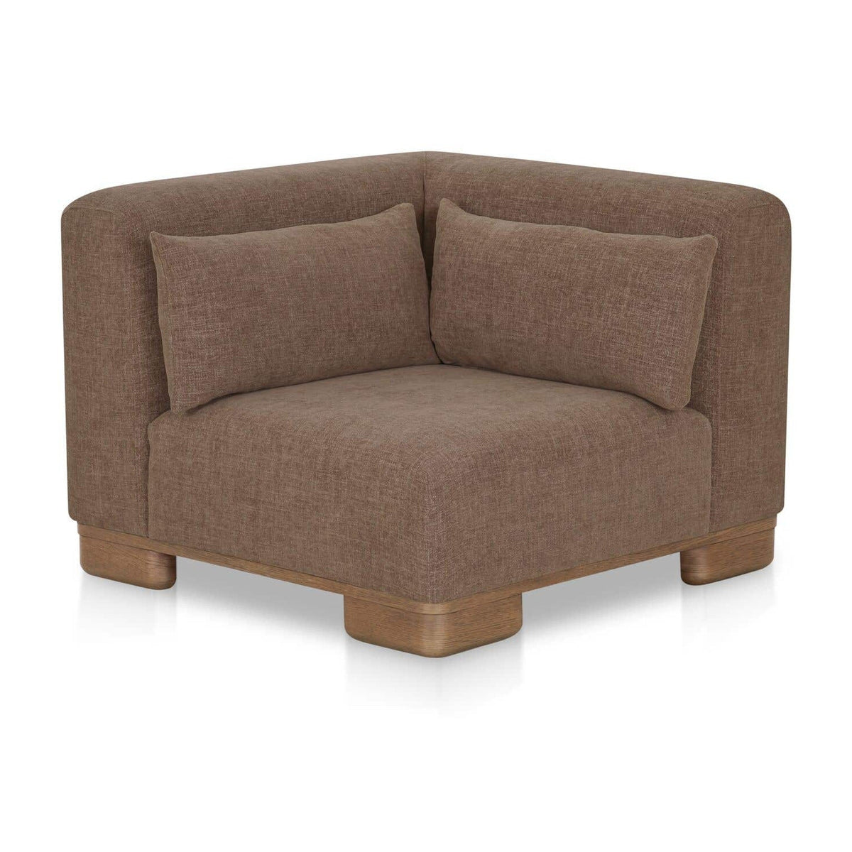 June Corner Chair Dark Brown by Moe's Home Collection