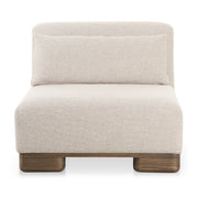 June Slipper Chair Oatmeal by Moe's Home Collection