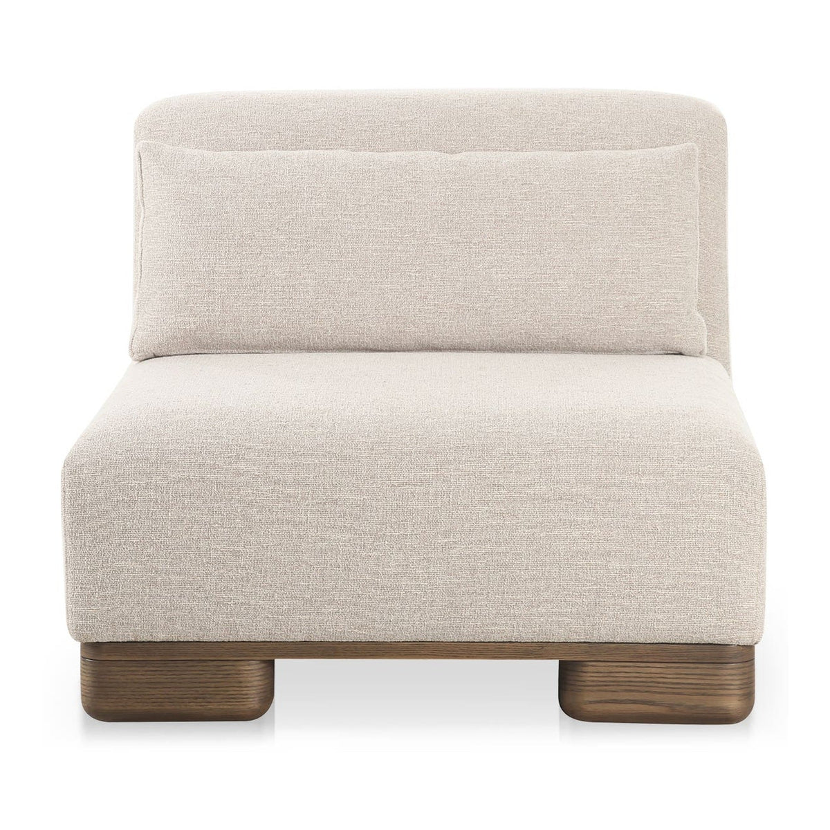 June Slipper Chair Oatmeal by Moe's Home Collection