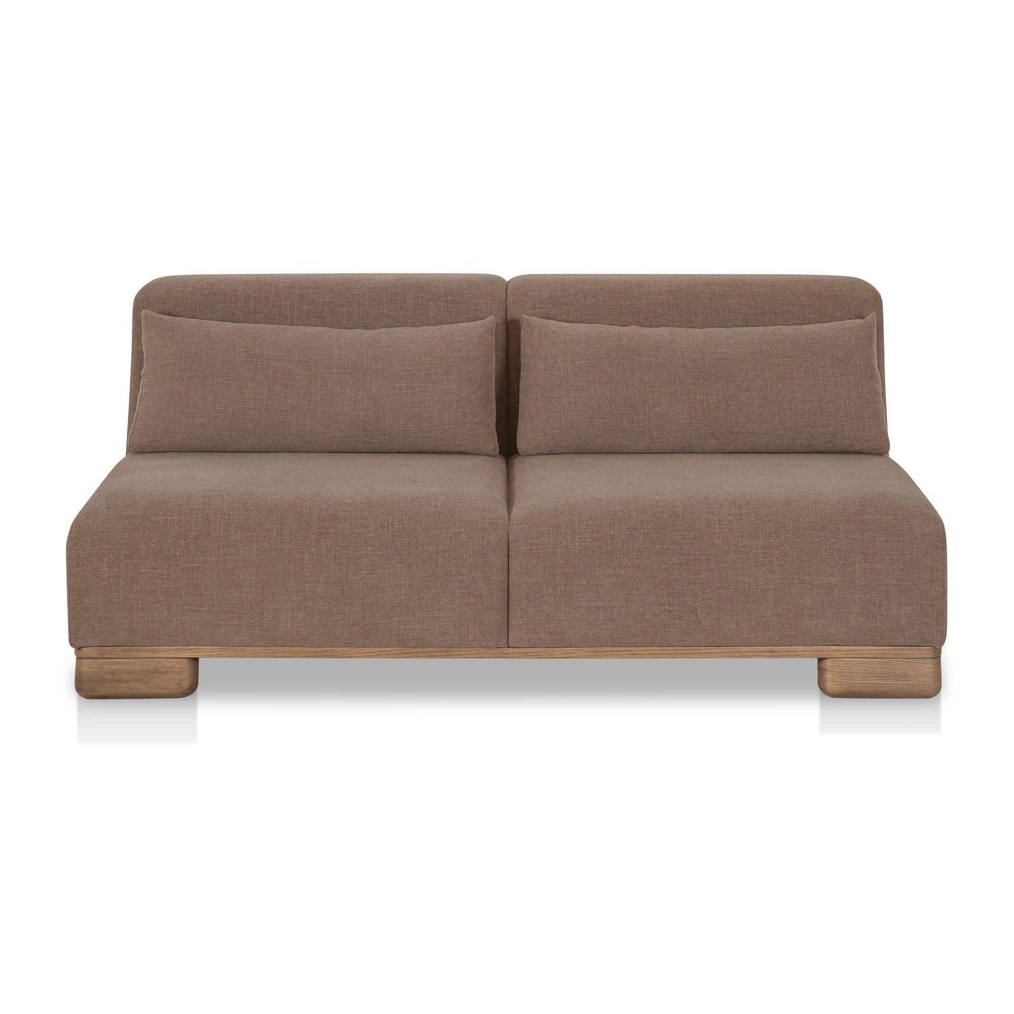 June Sofa Dark Brown by Moe's Home Collection