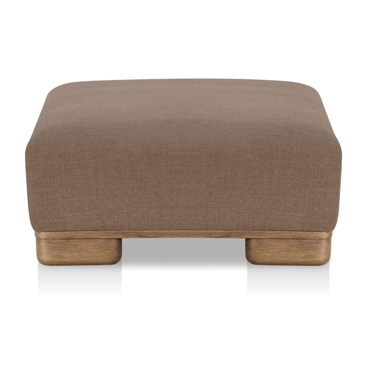 June Ottoman Dark Brown by Moe's Home Collection
