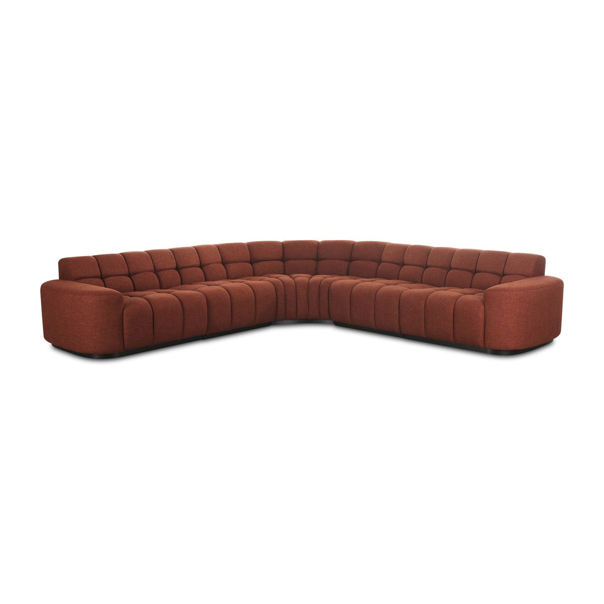 Roman L-Shaped Sectional Rust by Moe's Home Collection