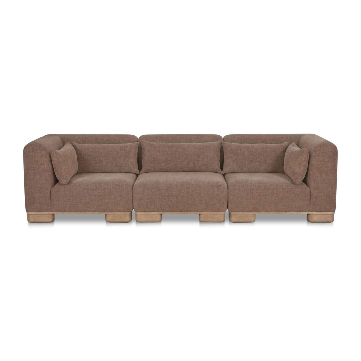 June Modular Sofa Dark Brown by Moe's Home Collection
