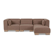 June Lounge Modular Sectional Dark Brown by Moe's Home Collection