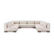 June U Shaped Modular Sectional Oatmeal by Moe's Home Collection