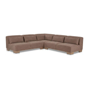 June Corner Modular Sectional Dark Brown by Moe's Home Collection