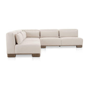 June Corner Modular Sectional Oatmeal by Moe's Home Collection