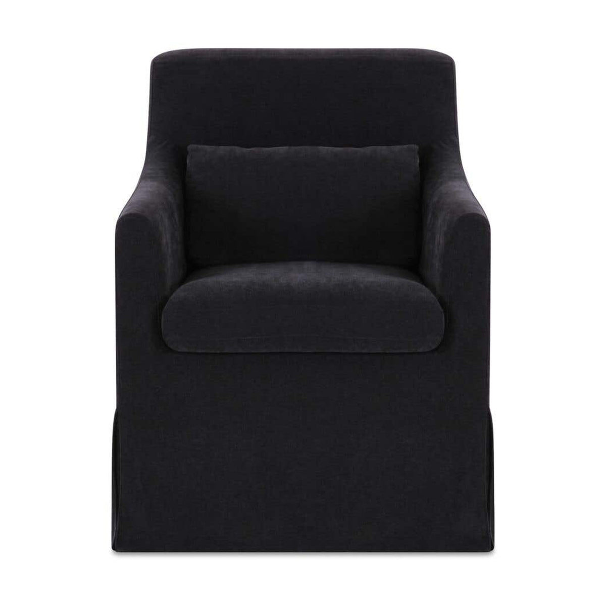Lydia Slipcover Dining Chair Black by Moe's Home Collection