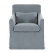 Lydia Slipcover Dining Chair Blue by Moe's Home Collection