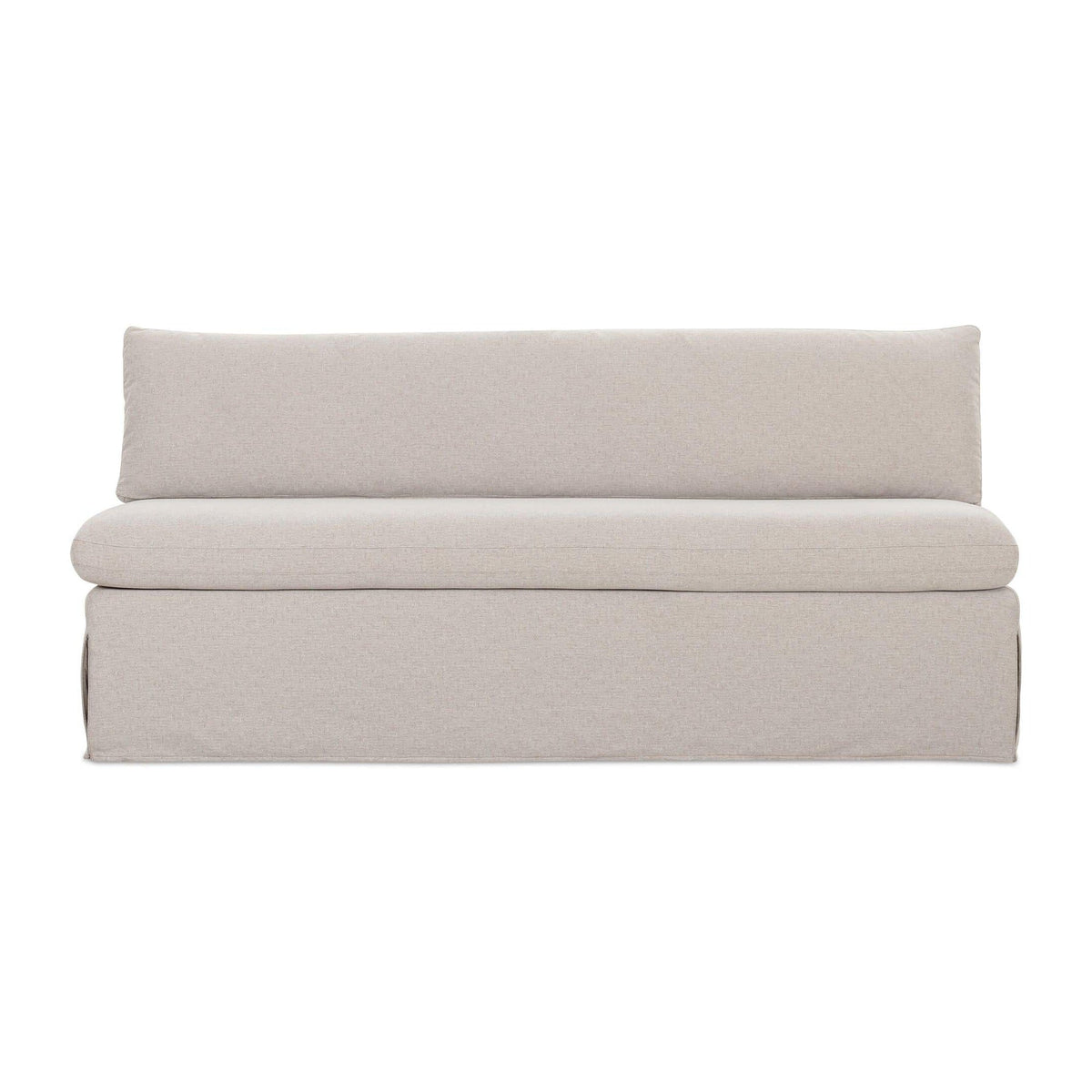 Fable Slipcover Dining Bench Beige by Moe's Home Collection