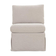 Fable Slipcover Dining Slipper Chair Beige by Moe's Home Collection
