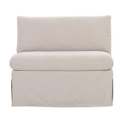 Fable Slipcover Dining Chair and Half Beige by Moe's Home Collection