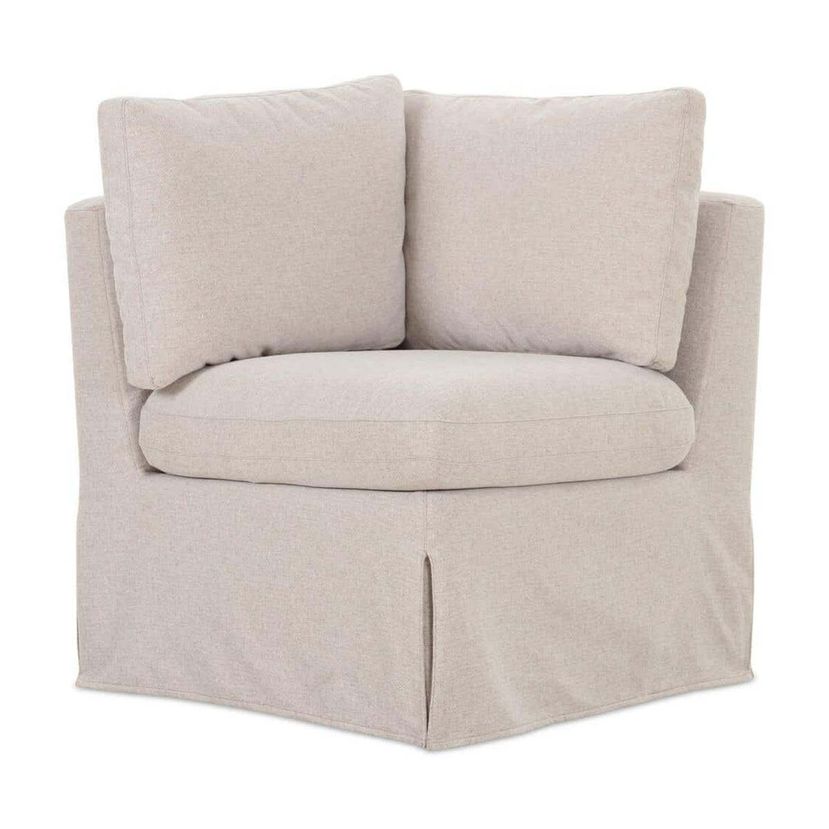 Fable Slipcover Dining Corner Chair Beige by Moe's Home Collection