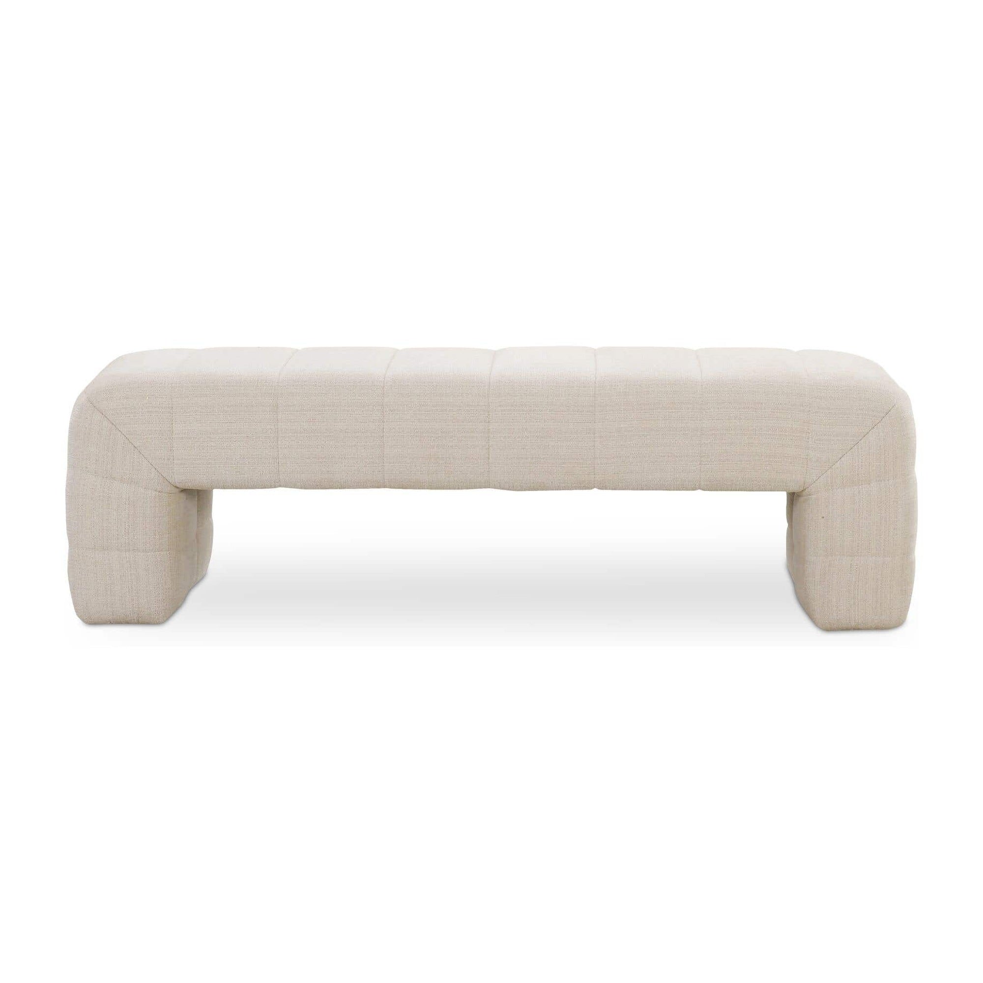 Verity Bench Oatmeal by Moe's Home Collection