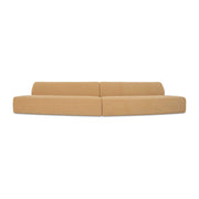 Naomi 2 Piece Convex Modular Sectional Golden Yellow by Moe's Home Collection
