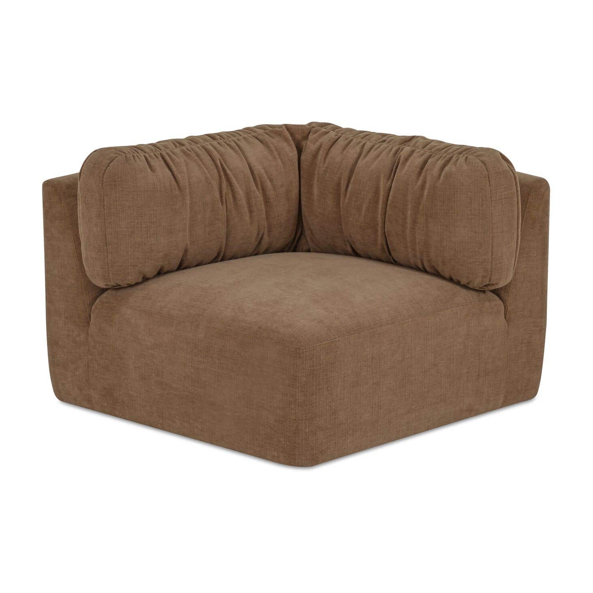 Matina Corner Chair Taupe by Moe's Home Collection